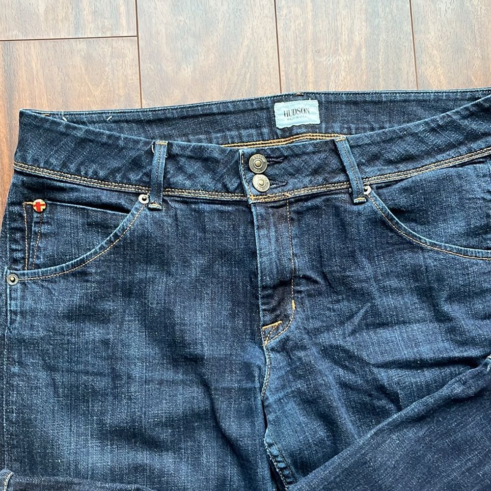 Hudson made in the USA jeans with classic pockets, size 32. Dark wash. - Picture 8 of 13